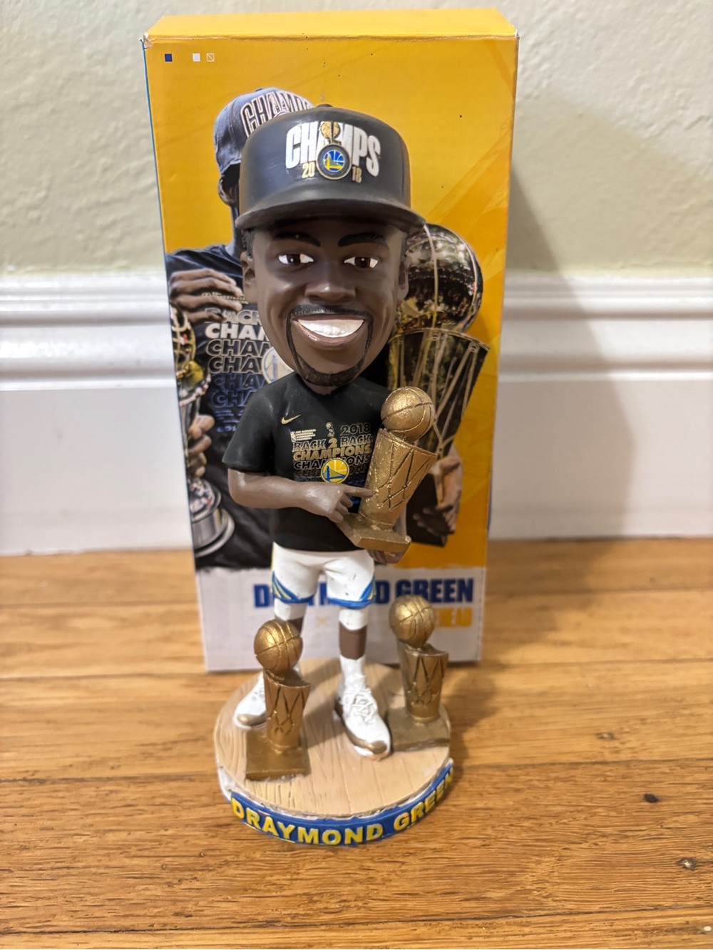 2017-2018 Draymond Green Golden State Warriors NBA Champions Bobblehead